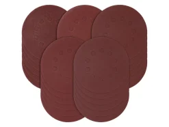 Papel de lija para sistemas de preparación de paredes y suelos, Ø 18 cm, 30 hojas.