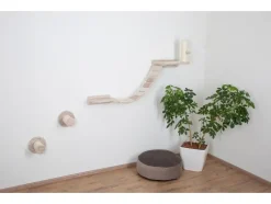 Pared de escalada para gatos