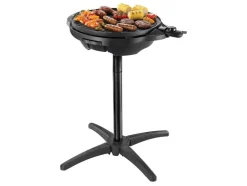 Parrilla eléctrica, para uso en interiores y exteriores.