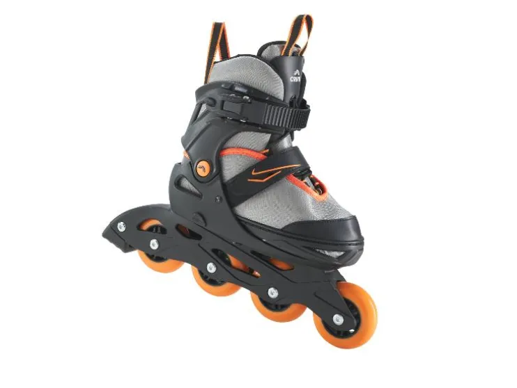 Patines en línea infantiles de bota blanda.
