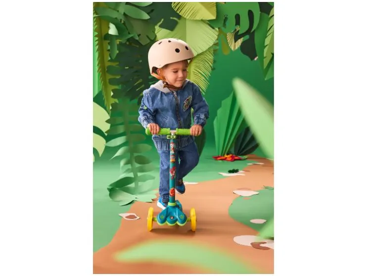 Patinete de 3 Ruedas con Ruedas LED, Paw Patrol Dino Movie