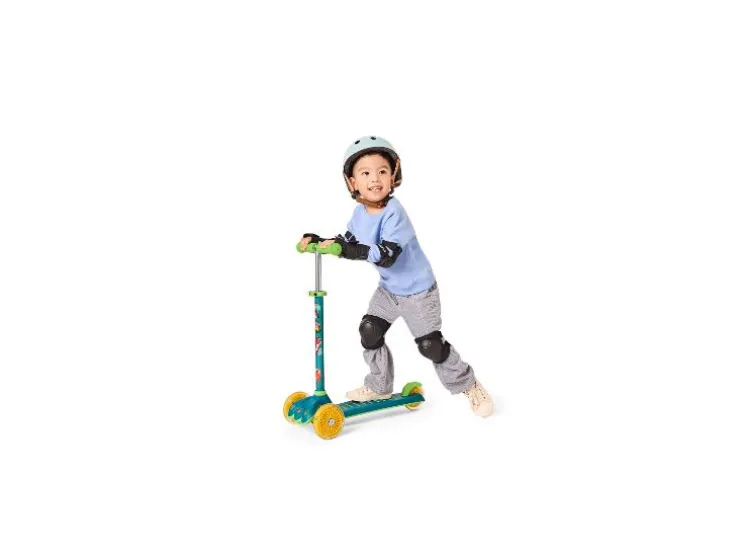 Patinete de 3 Ruedas con Ruedas LED, Paw Patrol Dino Movie
