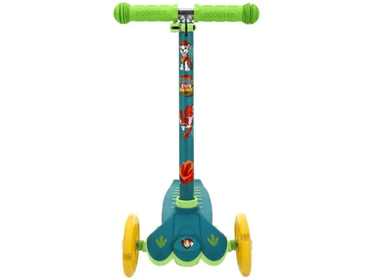 Patinete de 3 Ruedas con Ruedas LED, Paw Patrol Dino Movie