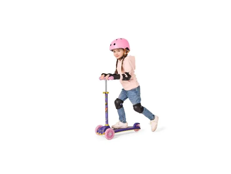 Patinete de 3 Ruedas con Ruedas LED, Paw Patrol Dino Movie