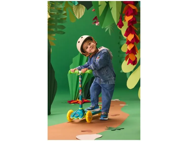 Patinete de 3 Ruedas con Ruedas LED, Paw Patrol Dino Movie