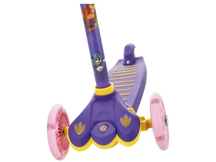 Patinete de 3 Ruedas con Ruedas LED, Paw Patrol Dino Movie