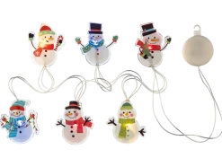 Pegatinas navideñas de gel con LED
