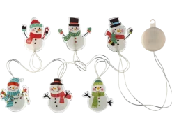Pegatinas navideñas de gel con LED