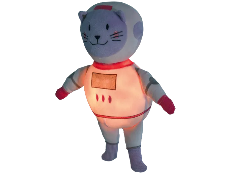 Peluche con luz nocturna LED