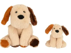 Peluche de mamá con bebé gato / perro / caballo / conejo