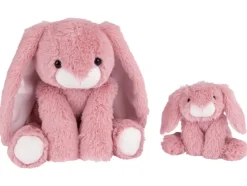 Peluche de mamá con bebé gato / perro / caballo / conejo