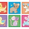 Pequeño mosaico, con coloridos motivos.