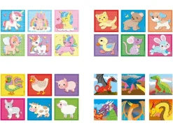 Pequeño mosaico, con coloridos motivos.