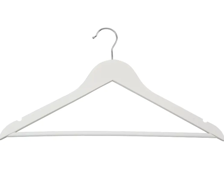 Perchas de madera, 20 unidades.