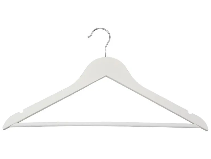 Perchas de madera, 20 unidades.
