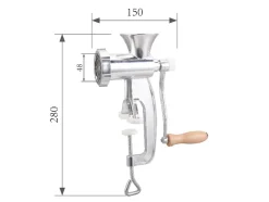 Picadora de carne compacta, incl. accesorio para galletas.