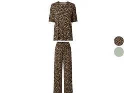 Pijama acanalado prémium para mujer