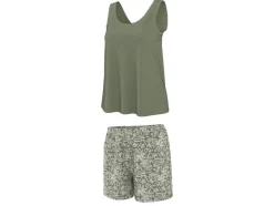 Pijama corto de mujer con lino