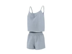 Pijama corto de muselina para mujer