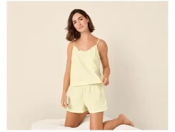Pijama corto de muselina para mujer