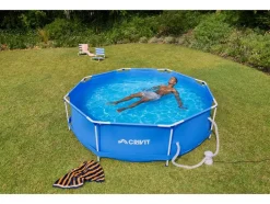 Piscina con estructura metálica, Ø 300 cm.