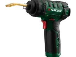 Pistola de soldar plástico a batería 12V PKSPA 12 A1 (con batería integrada y cable de carga)