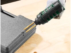 Pistola de soldar plástico a batería 12V PKSPA 12 A1 (con batería integrada y cable de carga)