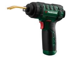 Pistola de soldar plástico a batería 12V PKSPA 12 A1 (con batería integrada y cable de carga)