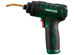 Pistola de soldar plástico a batería 12V PKSPA 12 A1 (con batería integrada y cable de carga)