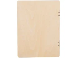 Pizarra magnética de madera y portátil.