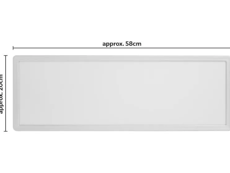 Plafón LED, 3000 lm.
