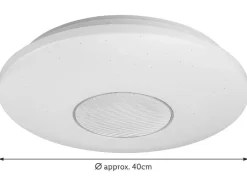 Plafón LED RGB regulable con altavoz Bluetooth