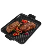 Plancha de hierro fundido prémium para pizza Ø 31 cm Plancha de hierro fundido prémium L 36,0 x An 26,0 cm