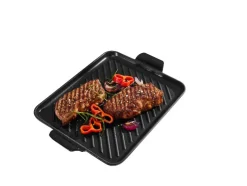 Plancha de hierro fundido prémium para pizza Ø 31 cm Plancha de hierro fundido prémium L 36,0 x An 26,0 cm