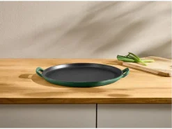 Plancha de hierro fundido prémium para pizza Ø 31 cm Plancha de hierro fundido prémium L 36,0 x An 26,0 cm