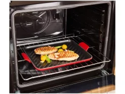 Plancha de hierro fundido prémium para pizza Ø 31 cm Plancha de hierro fundido prémium L 36,0 x An 26,0 cm