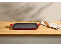 Plancha de hierro fundido prémium para pizza Ø 31 cm Plancha de hierro fundido prémium L 36,0 x An 26,0 cm