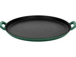 Plancha de hierro fundido prémium para pizza Ø 31 cm Plancha de hierro fundido prémium L 36,0 x An 26,0 cm