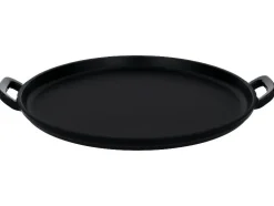 Plancha de hierro fundido prémium para pizza Ø 31 cm Plancha de hierro fundido prémium L 36,0 x An 26,0 cm