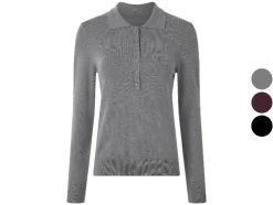 Polo de punto fino para mujer