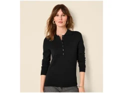 Polo de punto fino para mujer