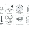 Portabicicletas »Amber IV«, para 4 bicicletas, con cerradura.