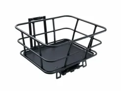 Portaequipajes delantero para bicicleta urbana + cesta / Bolsa portaequipajes doble para sistema AVS Click.
