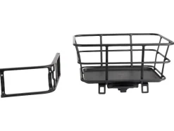 Portaequipajes delantero para bicicleta urbana + cesta / Bolsa portaequipajes doble para sistema AVS Click.