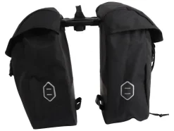 Portaequipajes delantero para bicicleta urbana + cesta / Bolsa portaequipajes doble para sistema AVS Click.
