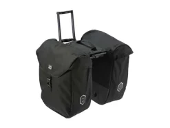 Portaequipajes delantero para bicicleta urbana + cesta / Bolsa portaequipajes doble para sistema AVS Click.