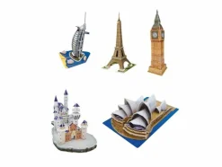 Puzle 3D Edificios famosos
