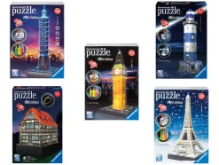 Puzzle 3D con luz LED