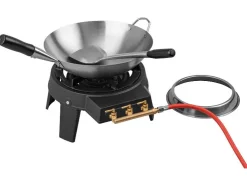 Quemador de gas con set de wok