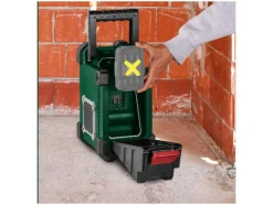 Radio de obra a batería 20 V/ 12 V/ 230 V »PBR 10 A1« sin batería - sin cargador